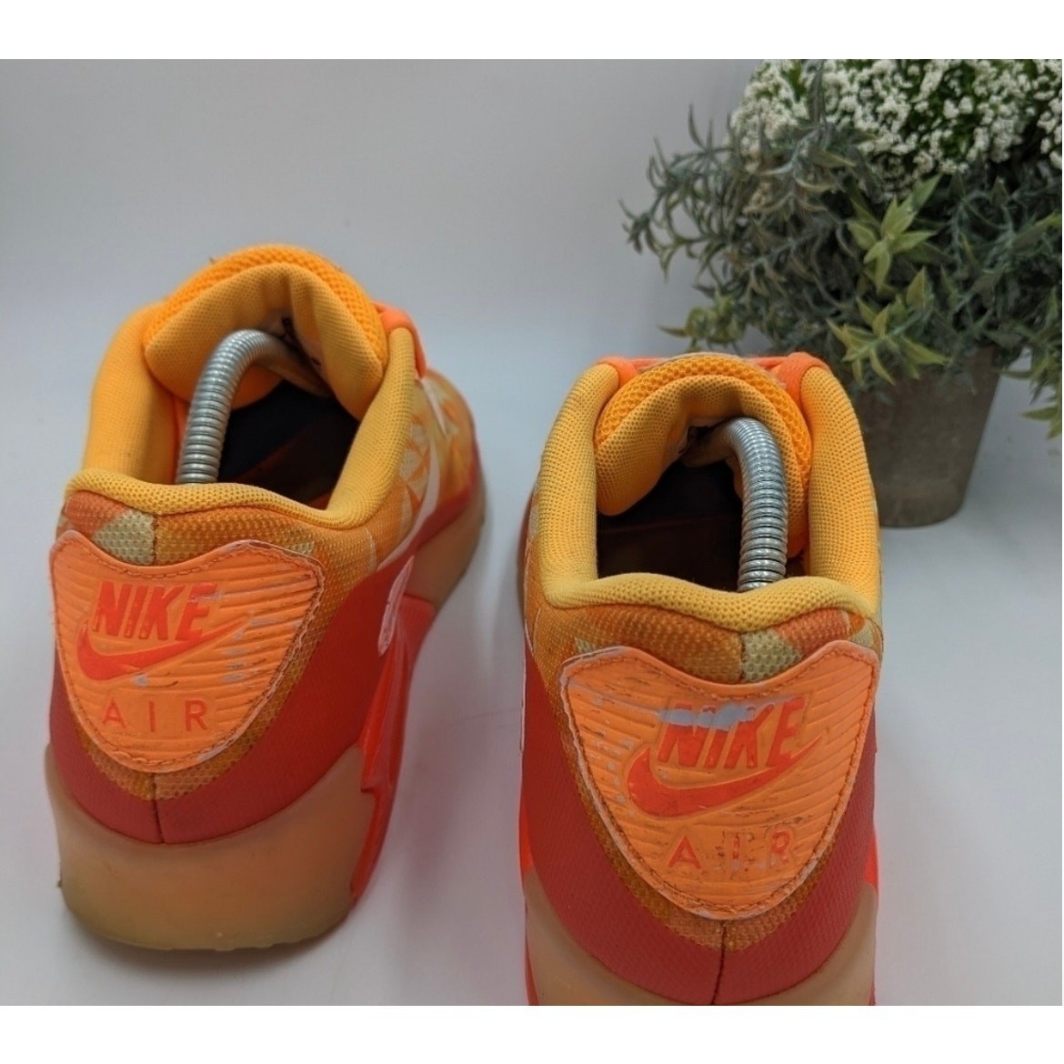 Nike Air Max 90 Ice Atomic Orange Mango 2014 Mens Size 9.5 No Box