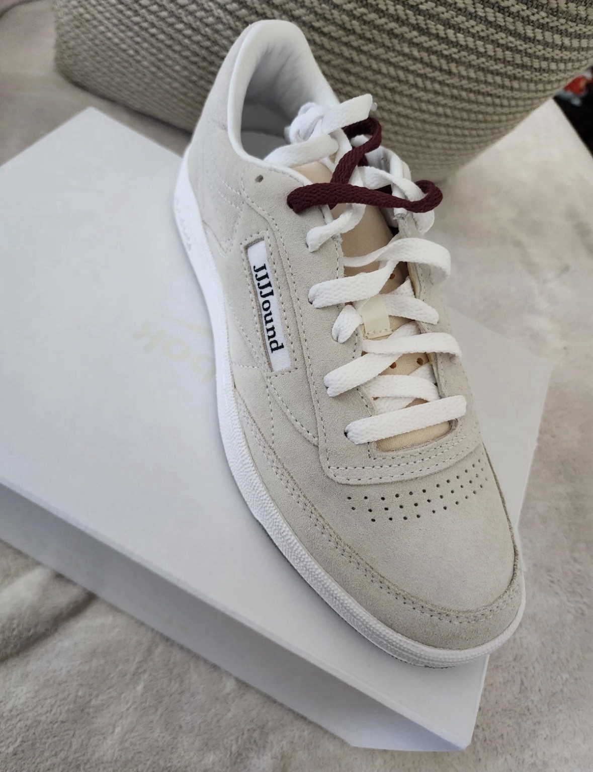 JJJJound Reebok Club C 85 US Men’s Sz 11 Cork White Space Grey 100073319