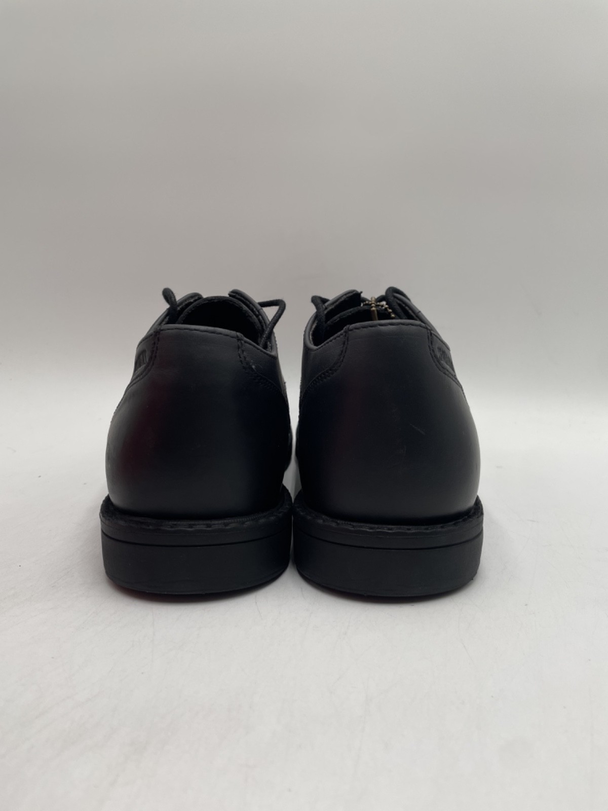 WOLVERINE W10817 BEDFORD OXFORD Men’s Used Steel-Toe Shoe Black US Size 11.5
