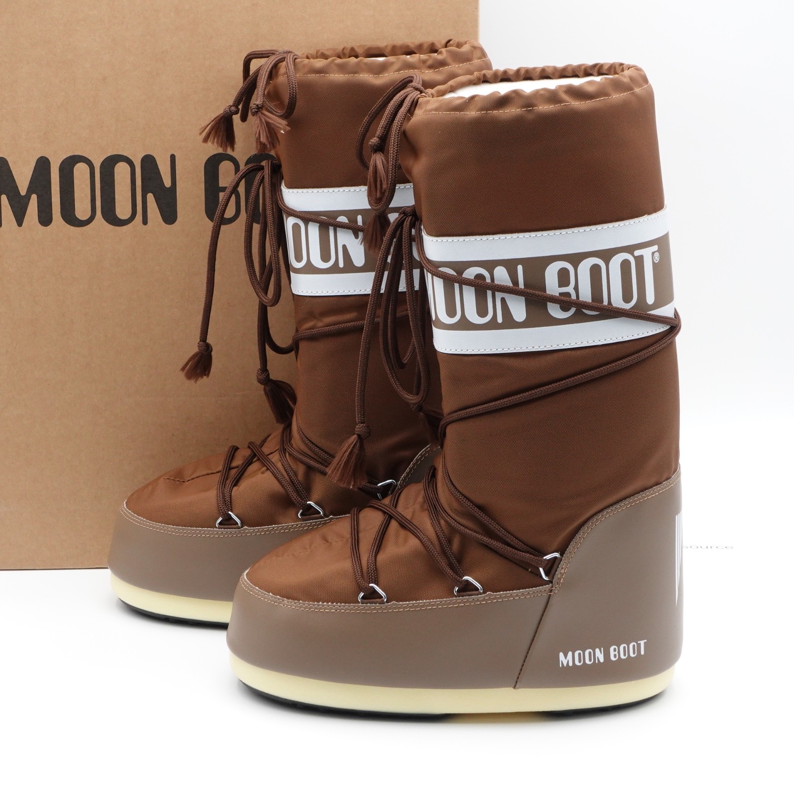 Men’s 11.5-13 / EU 45-47 Moon Boot Icon Nylon Snow Boots 80D1400440-M005 Shitake