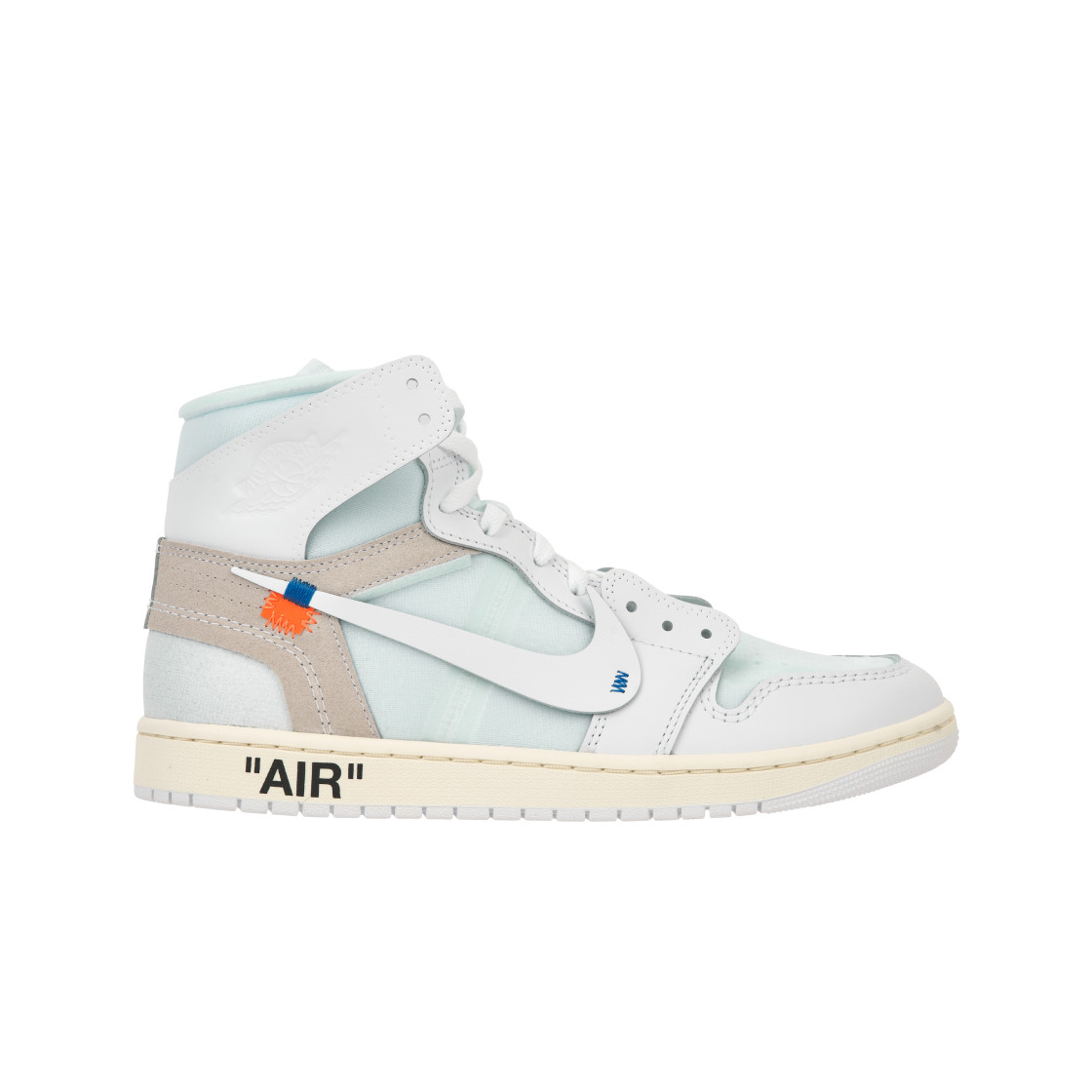 Jordan 1 x Virgil Abloh Archive Retro High Alaska White AA3834-100 Men Sneakers