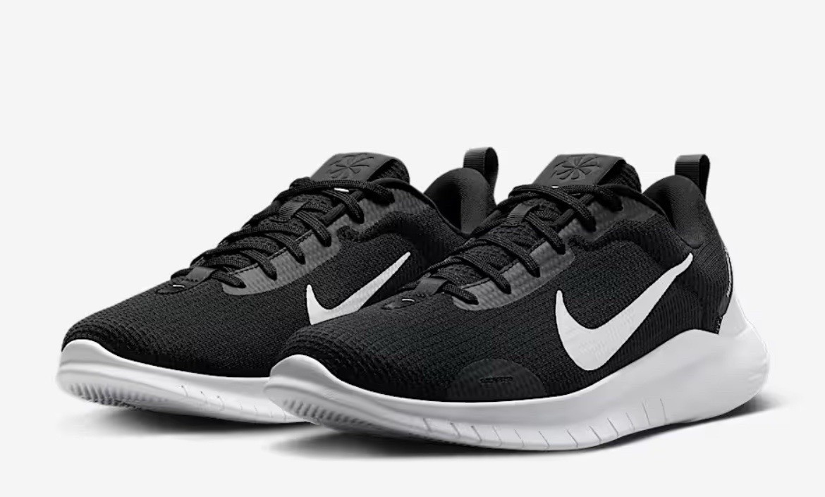 Nike Flex Experience RN 12 Black White Men Road Running Shoes DV0740-004(size 9)