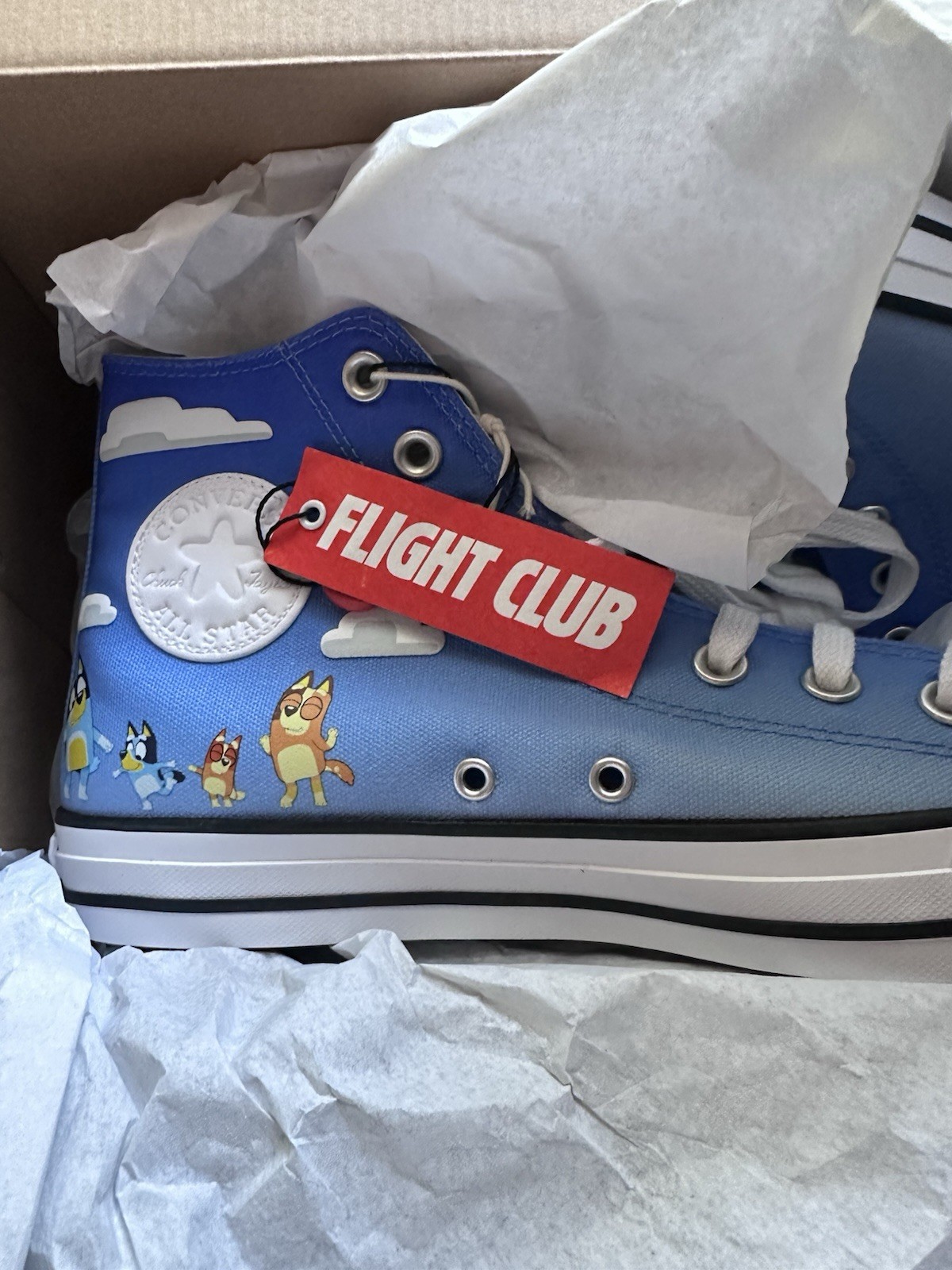 👑Size 8 – Bluey x Converse Chuck Taylor All Star High Bluey & Bingo👑