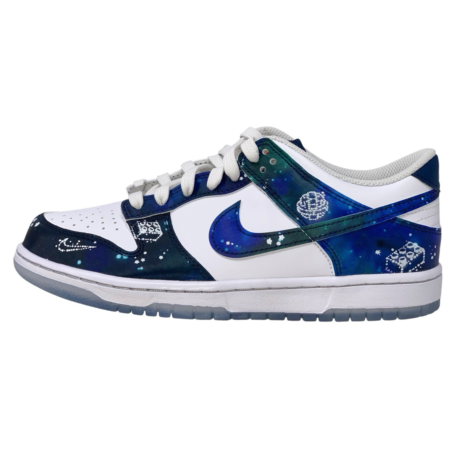 Nike Dunk Low x LEGO White Blue Sneakers, Size 4Y / 5.5W BNIB IM1448-100
