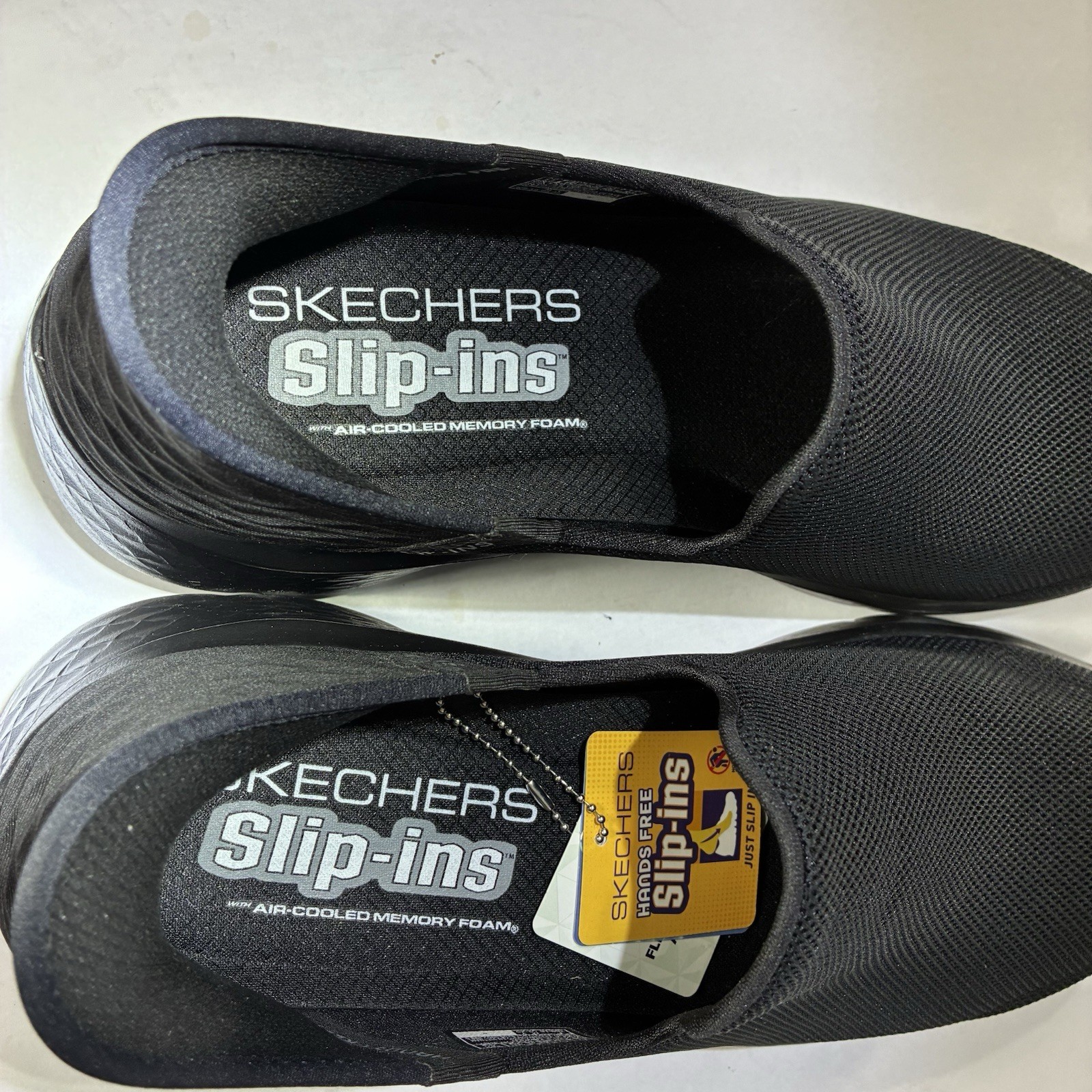 Men’s SKECHERS Hands Free Slip-ins Go Walk Flex Black Ojai Sneakers Size: 11