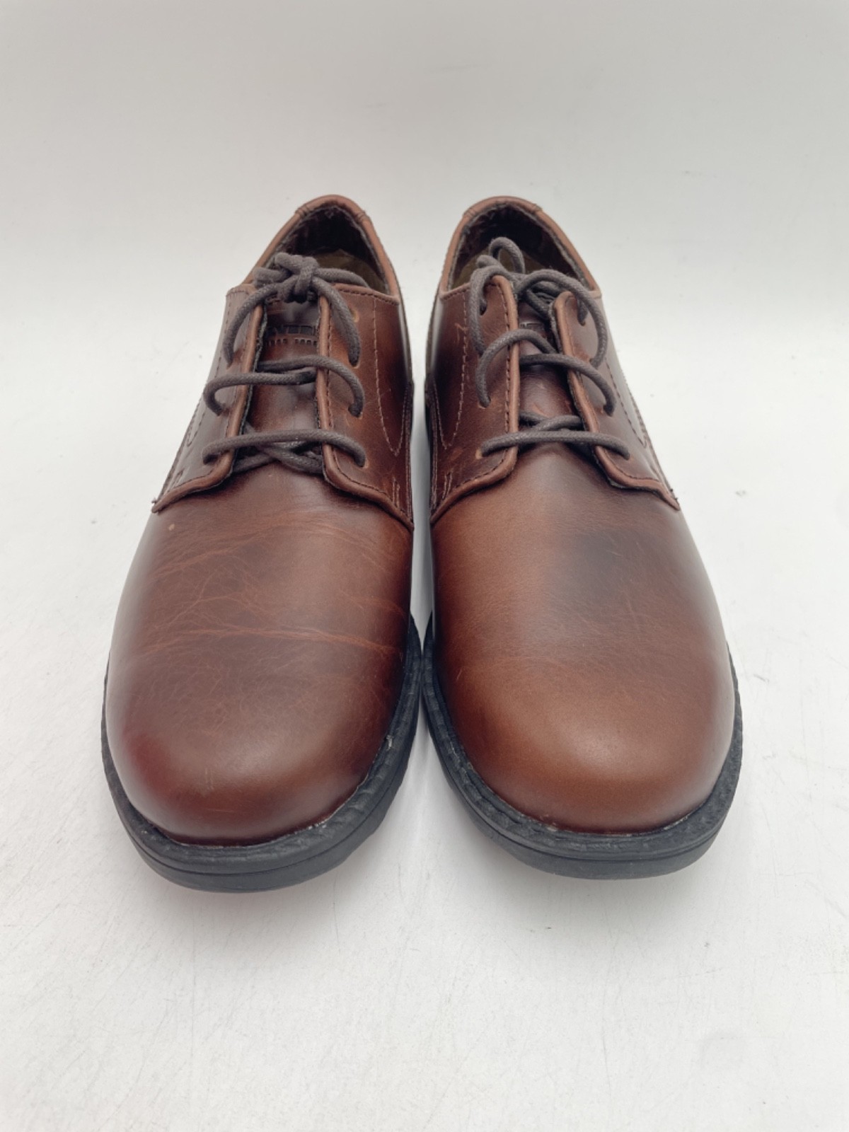 WOLVERINE BEDFORD OXFORDS Men’s NEW Work Shoe Brown US Size 8 EW NIB