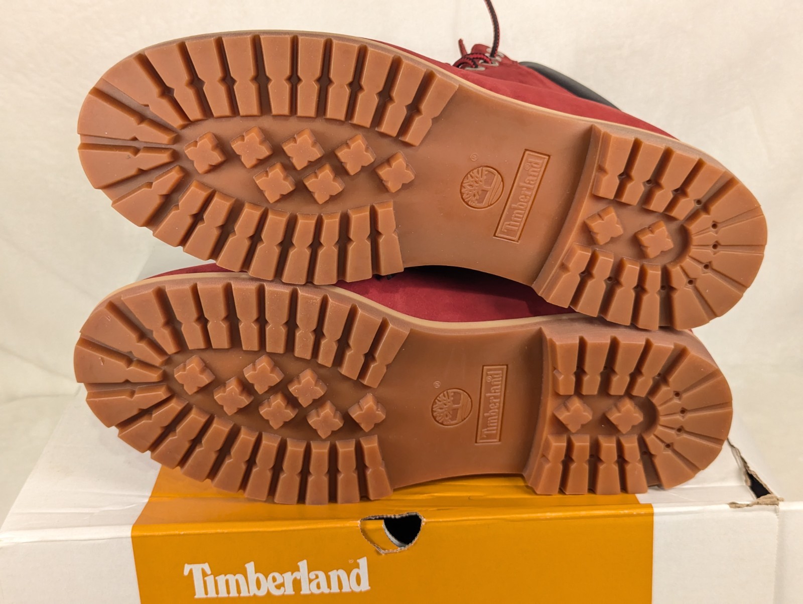 Men’s Timberland Premium 6 Waterproof Boots – Dark Red Gum Nubuck TB0A41MWEQ1