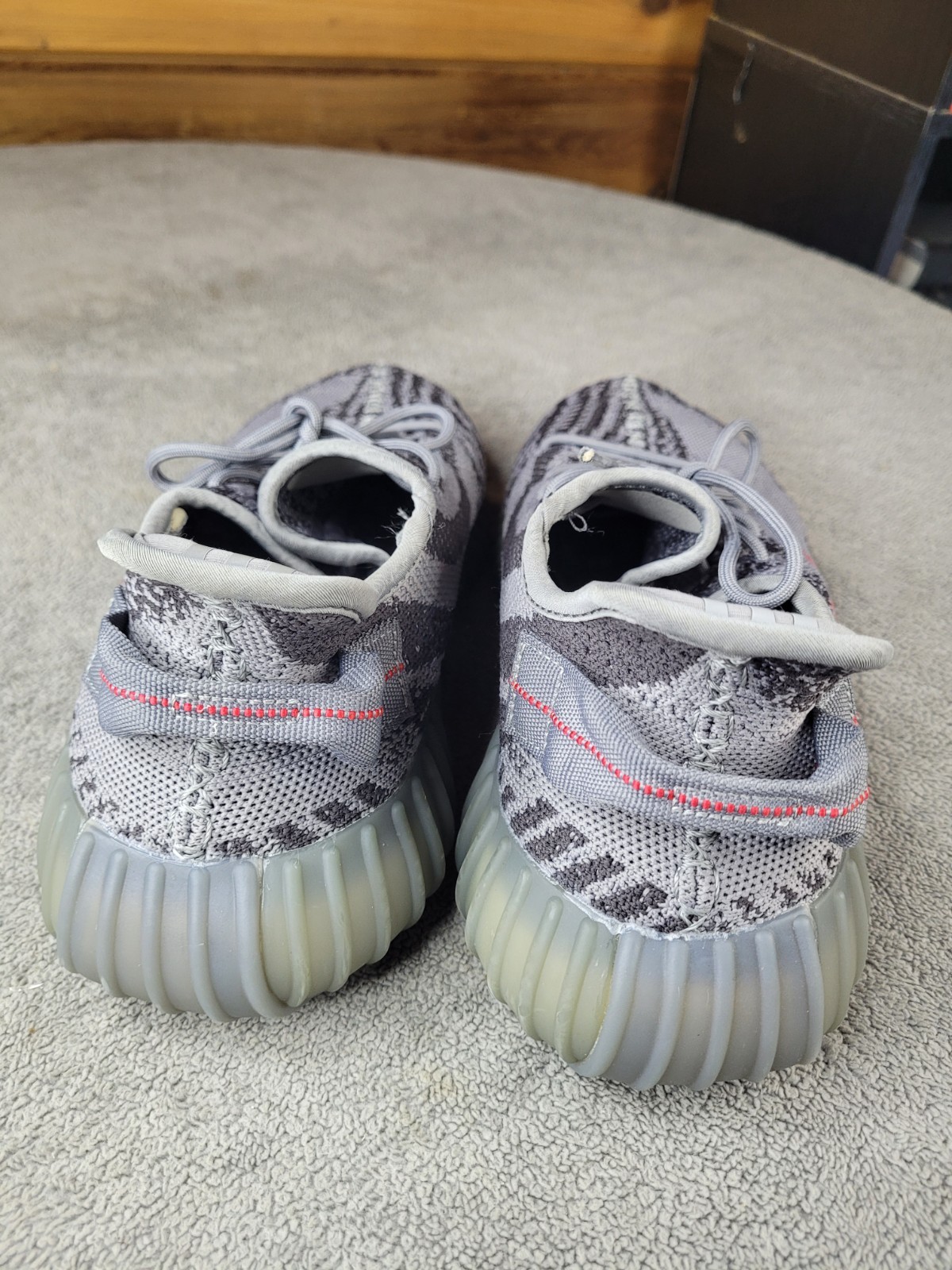 adidas Yeezy Boost 350 V2 Beluga 2.0 Shoes Mens 11.5 Gray Primeknit AH2203