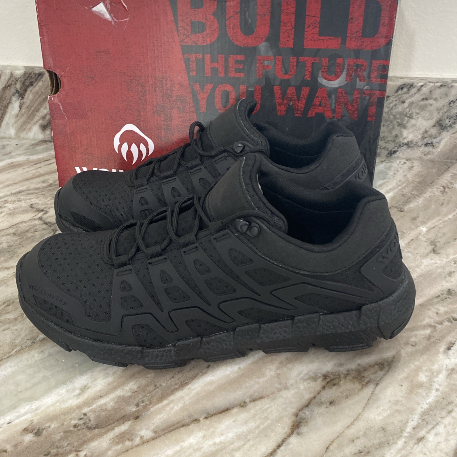 Wolverine Men’s Rev DuraShocks Lo Construction Safety Shoe Athletic Sz 11.5 M