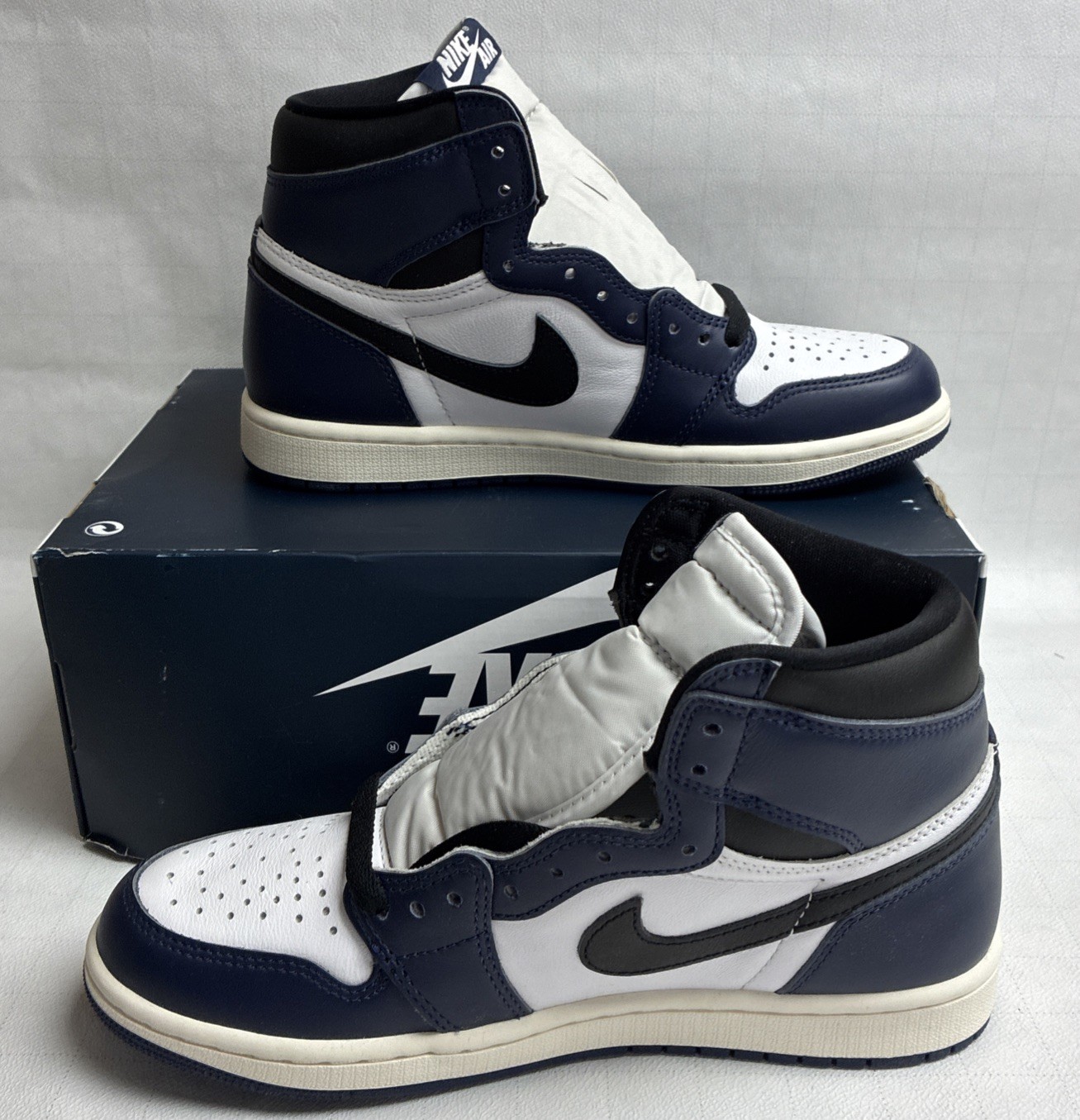 Nike Air Jordan 1 Retro High OG Midnight Navy DZ5485-401 Mens7 W 8.5 (No LID)