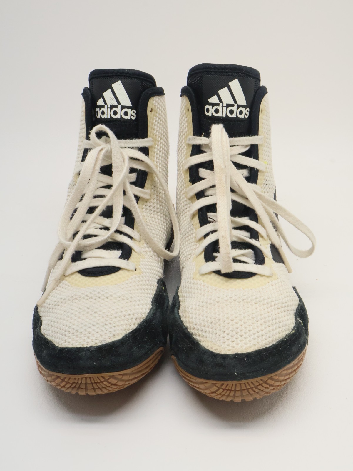 Adidas Tech Fall 2.0 White Lace Up Wrestling Shoes ART# FU8172 US Size 5