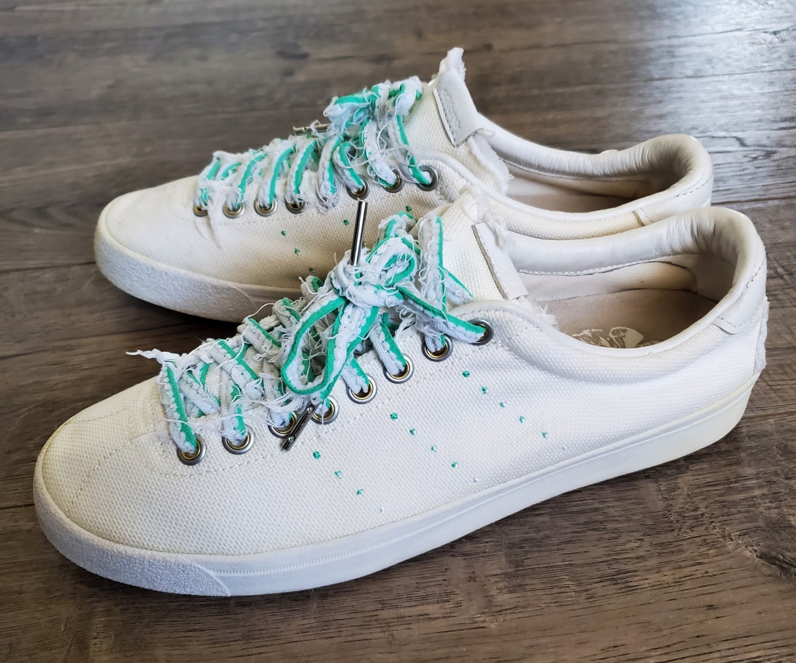 Adidas Donald Glover x Lacombe Off White Size 9 / Canvas, Athleisure Low Lace