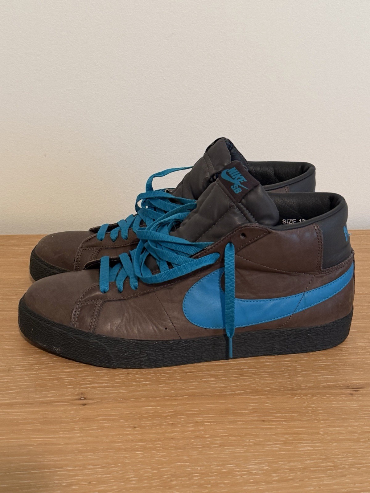 Nike SB Midnight Fog Teal Blazer 2005 Sz 12
