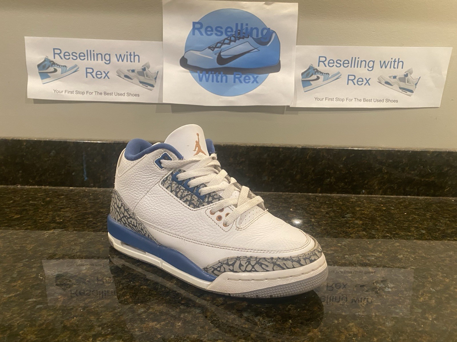 5.5Y – Air Jordan 3 Retro Wizards