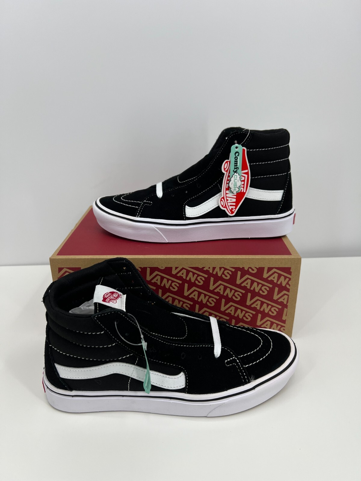 Vans ComfyCush Sk8-Hi Skate Shoes Classic Black Men’s / Women’s NEW – Pick Size