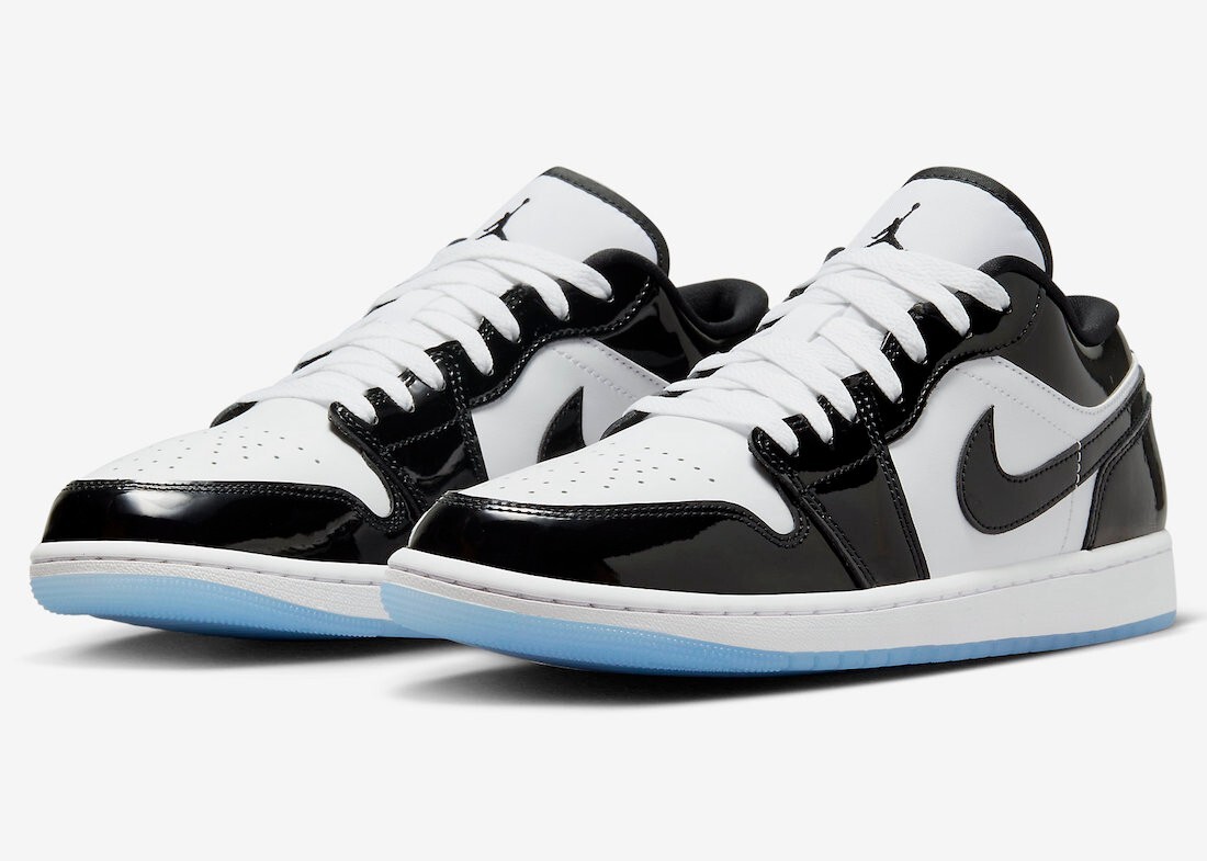 Nike Air Jordan 1 Low SE Concord Mens Black & White Sports Sneaker DV1309-100