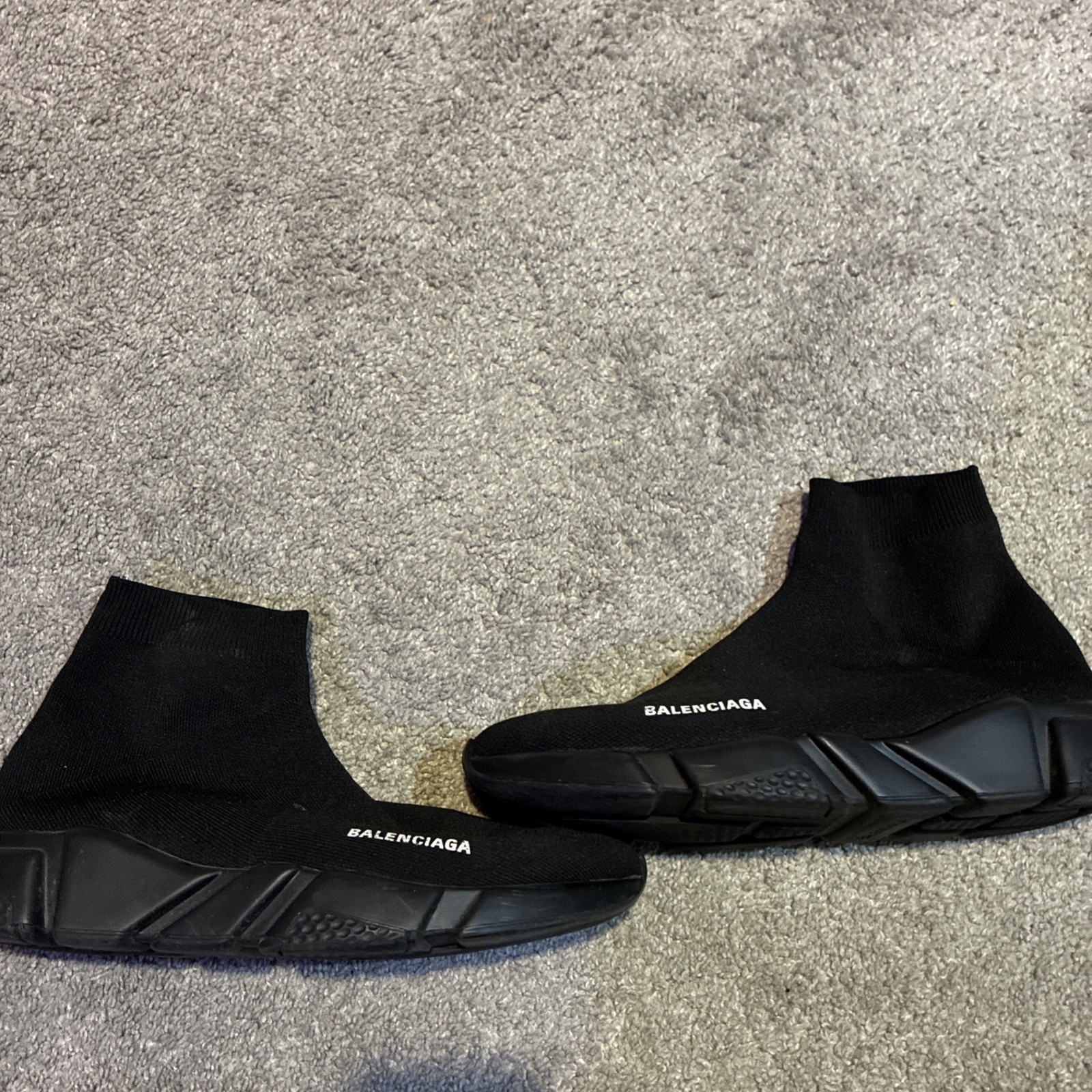 Balenciaga Speed Trainer Black High Top Men’s Athletic Sneakers