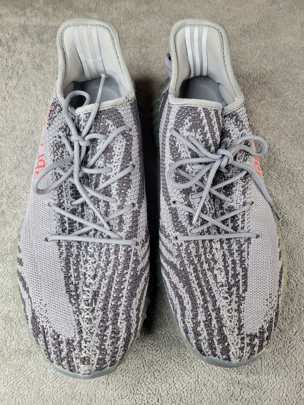 adidas Yeezy Boost 350 V2 Beluga 2.0 Shoes Mens 11.5 Gray Primeknit AH2203