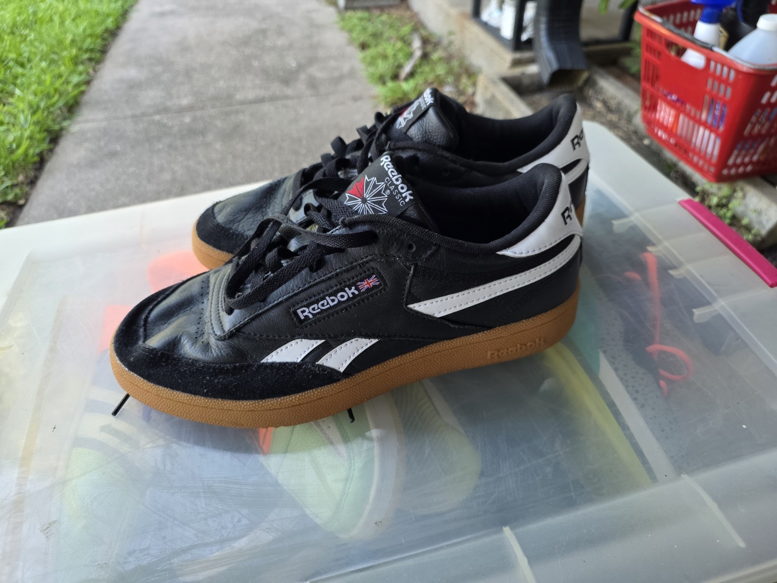 Reebok Club C Revenge Vintage Low Top Black/White Size 11