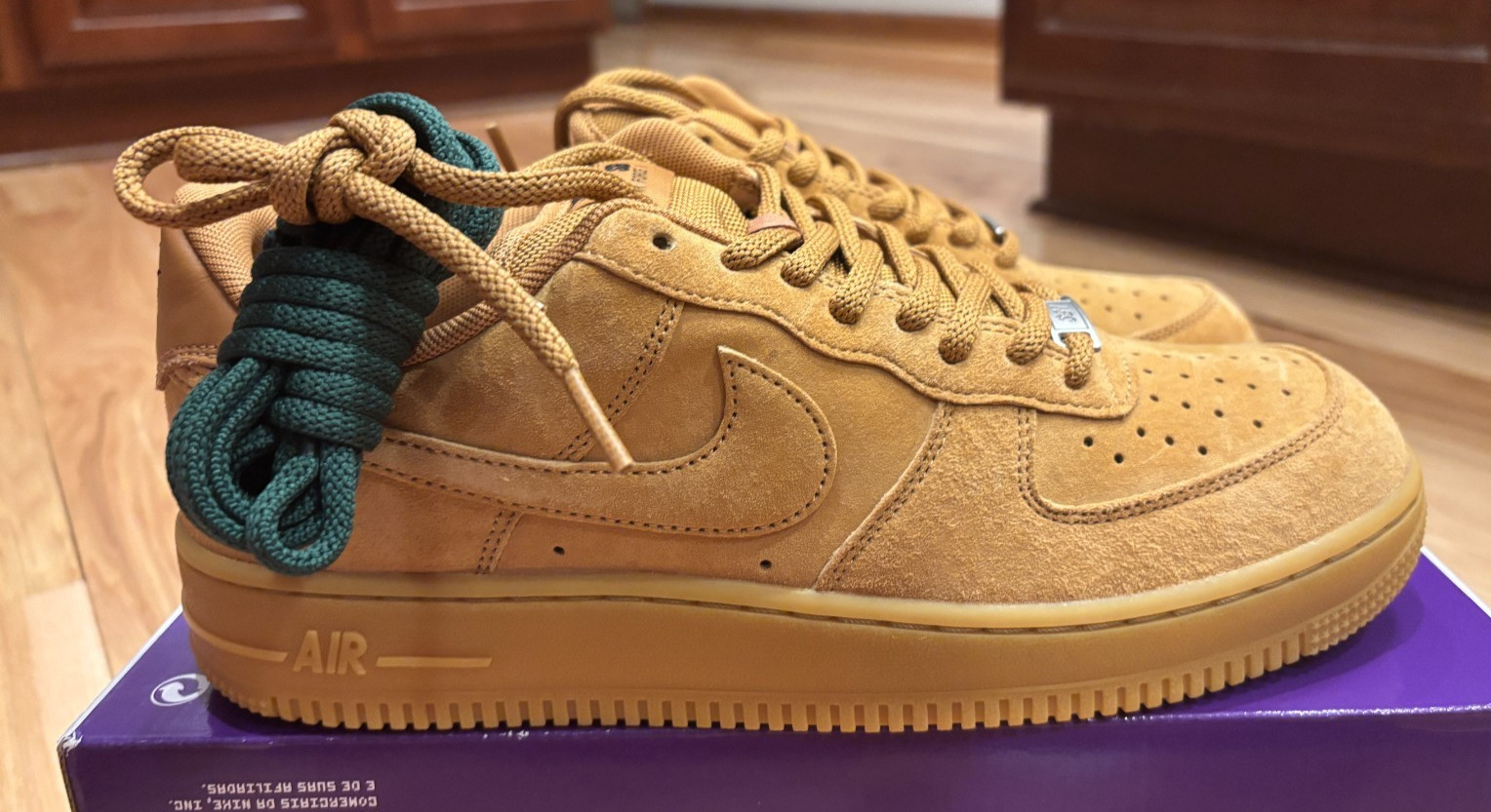 Nike SB Air Force 1 Flax Black HM8517 200 Men’s Size 10.5