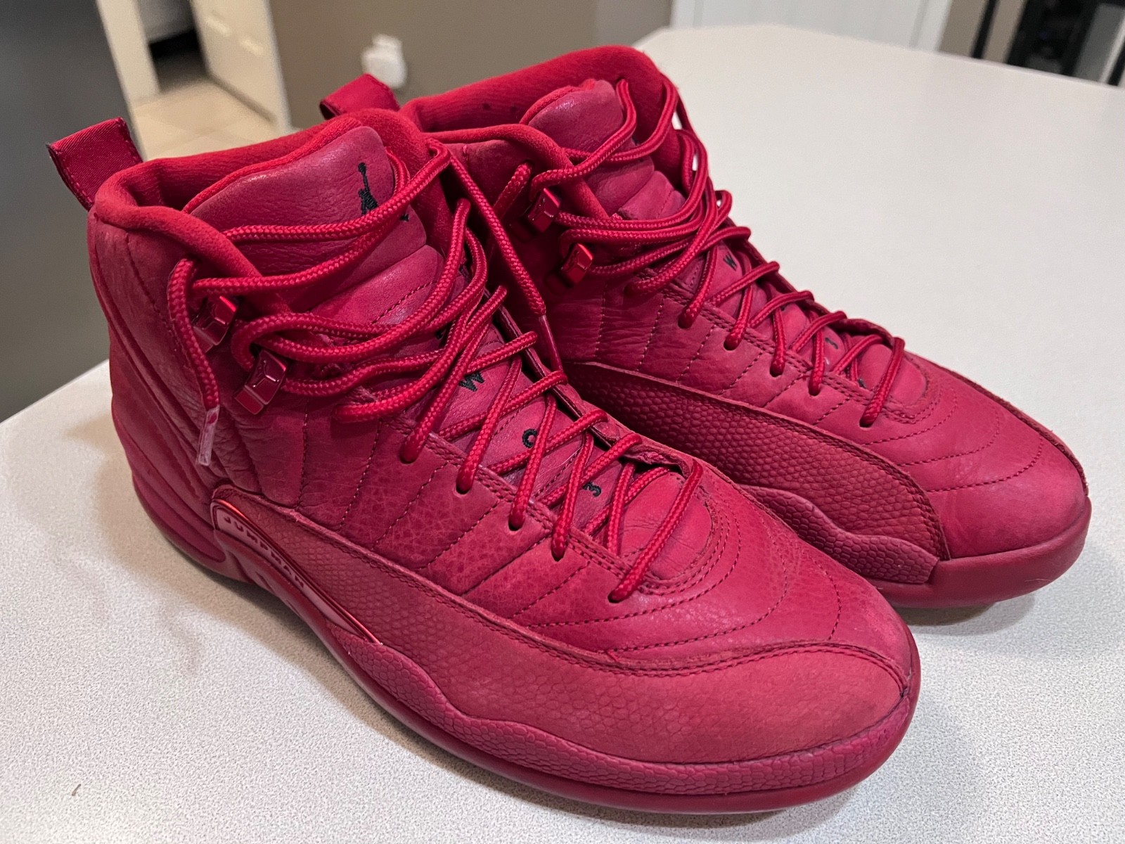 NIKE Men’s “Air Jordan 12 Retro” Gym Red 2018 130690-601 Size 9.5