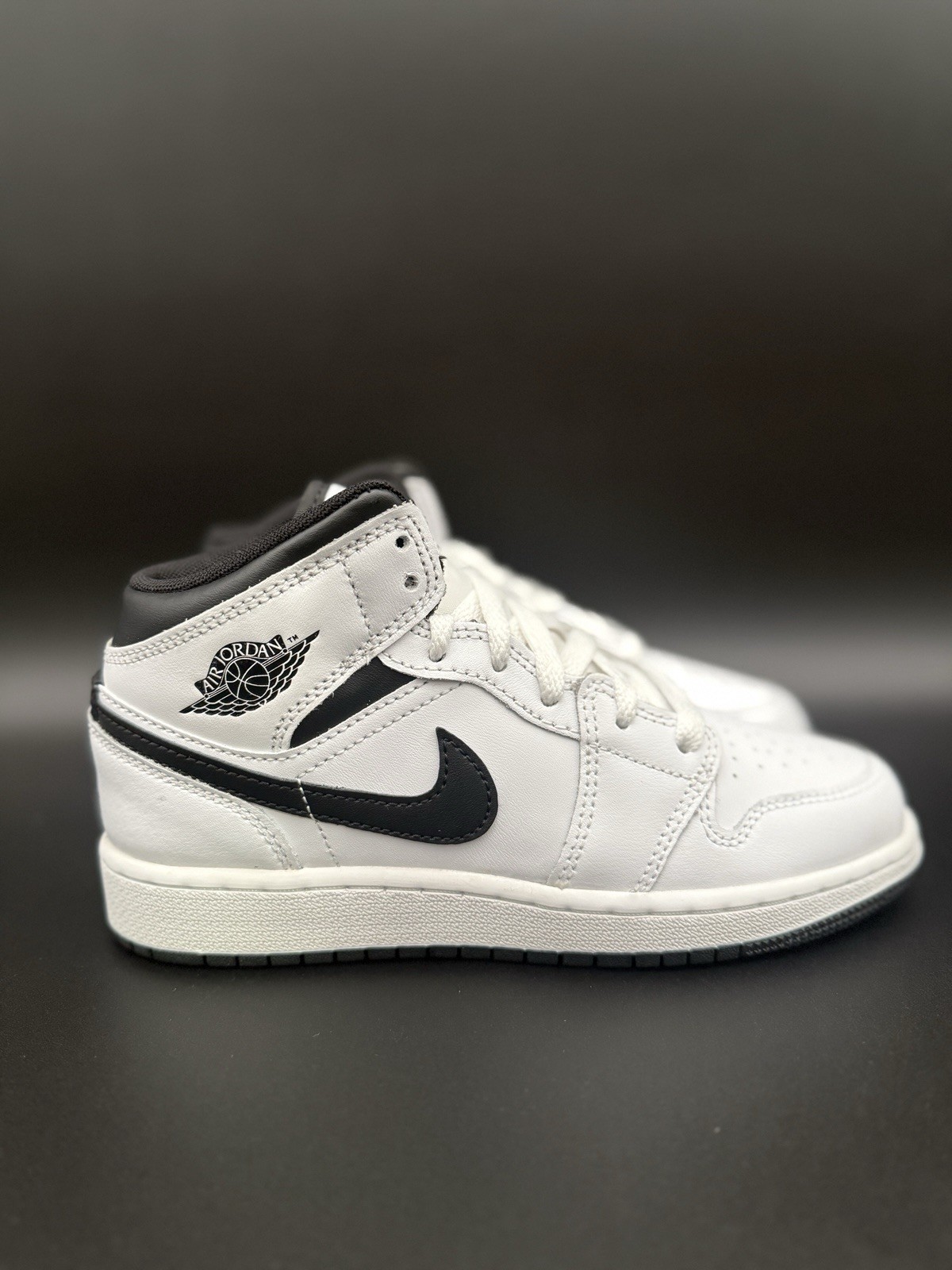 Nike Air Jordan 1 Mid Reverse Panda White Black DQ8423-132 Shoes NEW