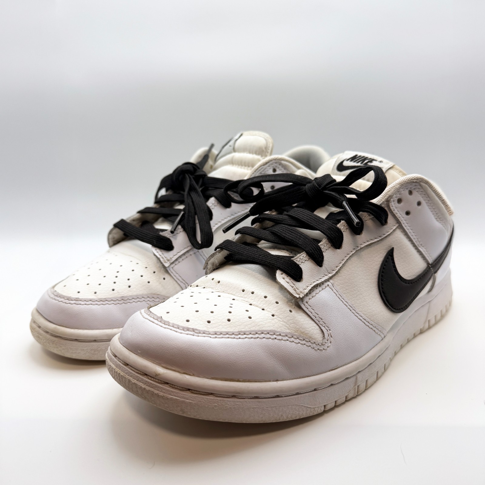 Nike Dunk Low Reverse Panda Black White Mens 8.5 Womens 10 FD9064-011 Retro