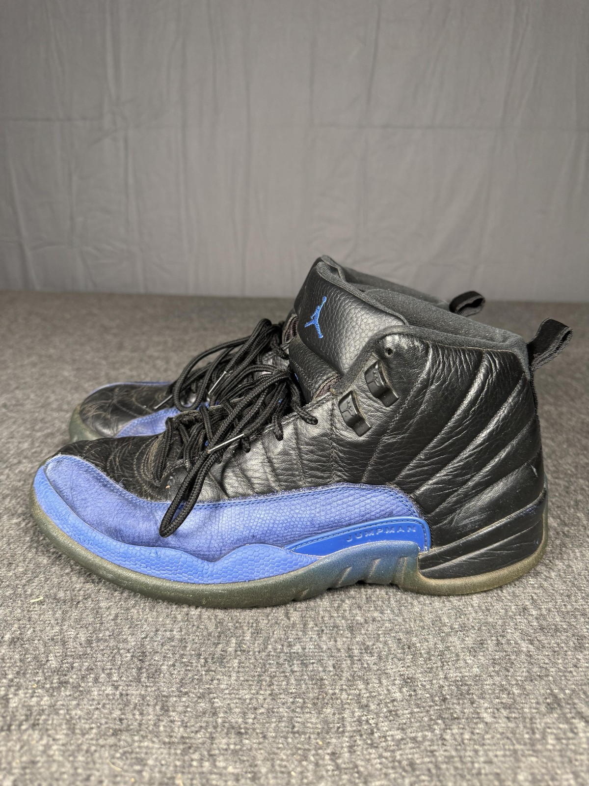 Nike Air Jordan 12 Retro Game Royal Shoes Mens Size 10.5 Black Blue 130690-014