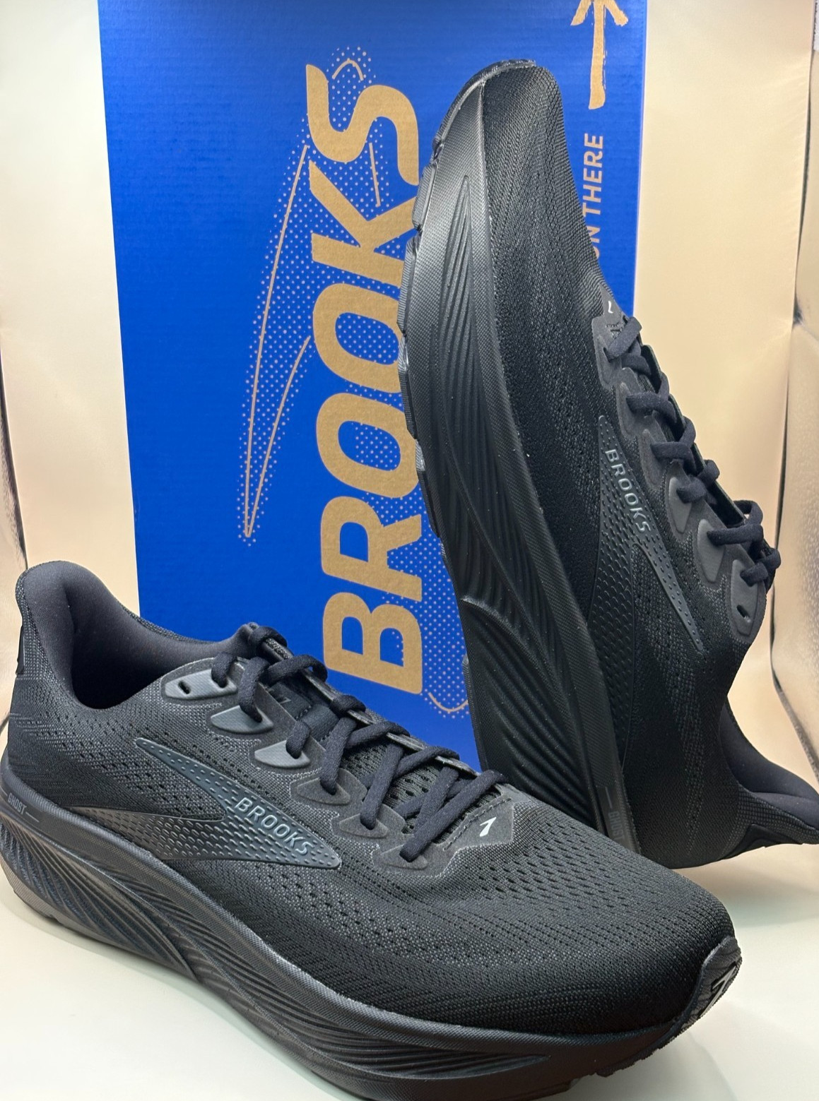 BROOKS Ghost 17 110442 1D 020 Black/Ebony Men’s Running Shoes Medium Size:12.5