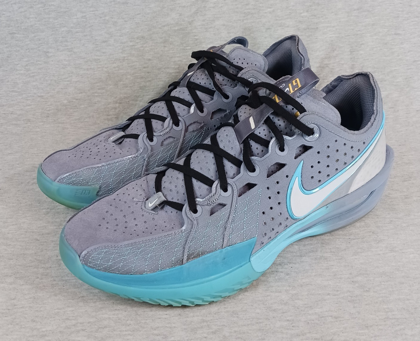 Nike Air Zoom GT Cut 3 Ashen Slate Low Top Basketball Sneakers Gray Men’s Sz 13