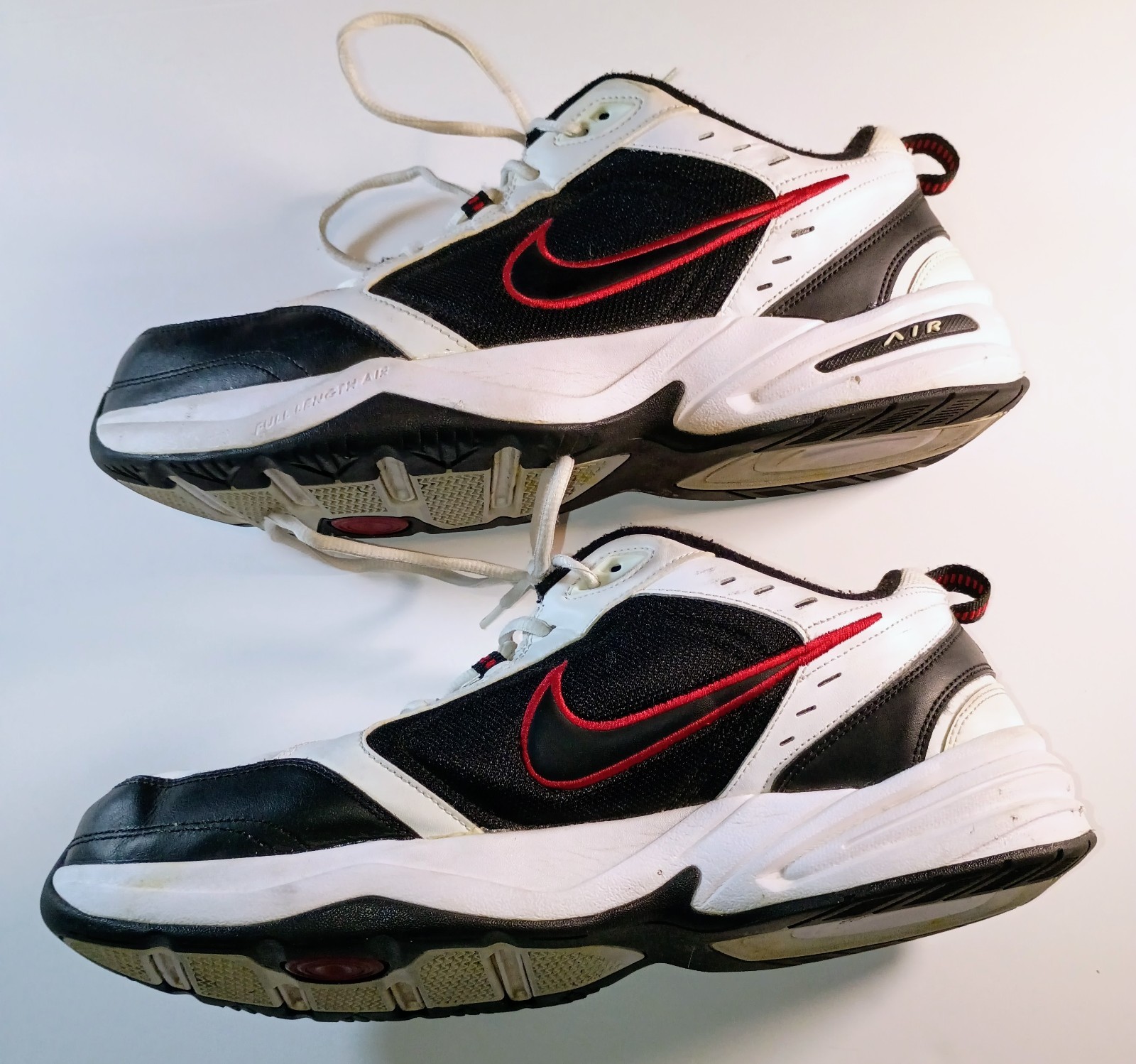 Size 15 – Nike Air Monarch IV White Varsity Red 416355-101