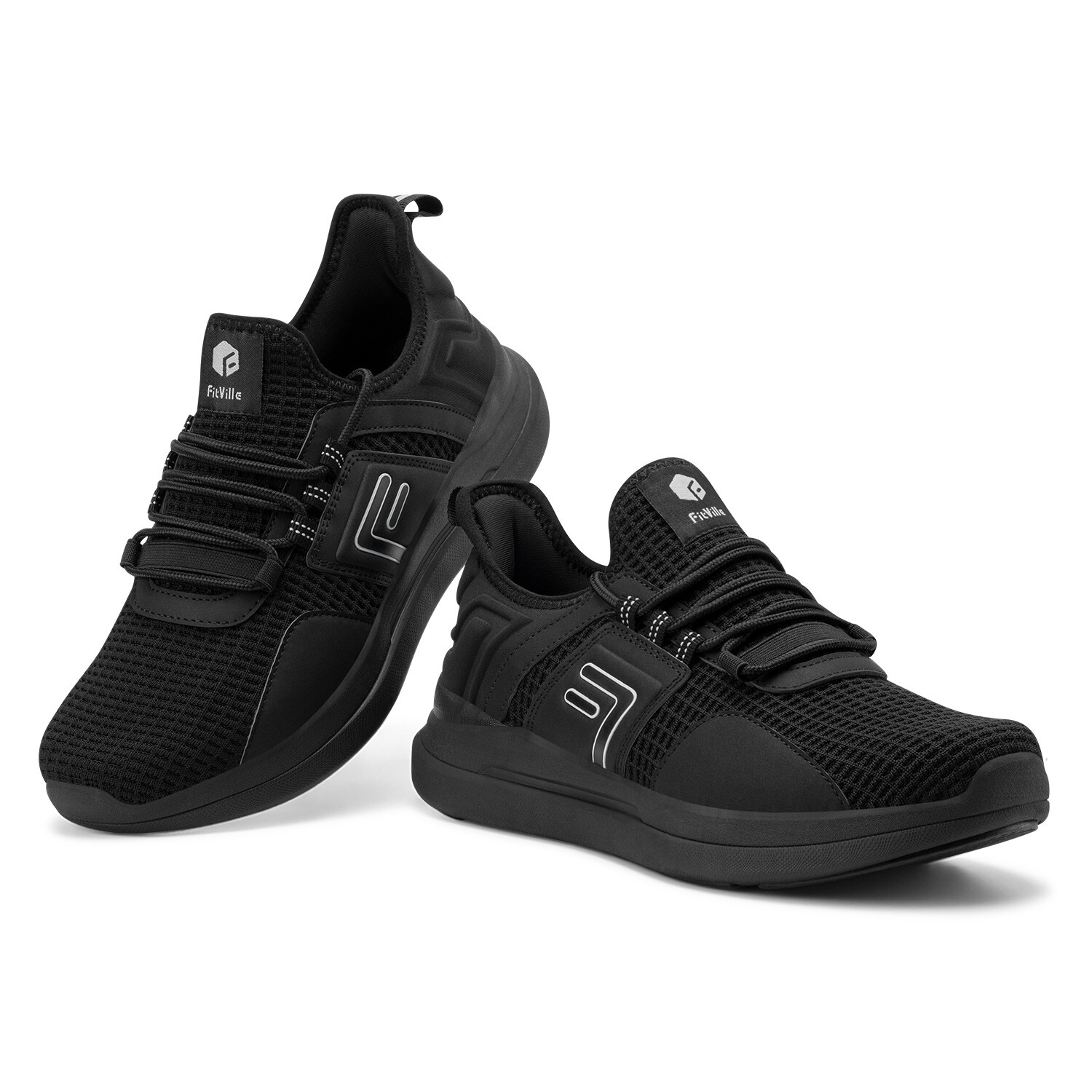 FitVille Men’s Wide Sneakers Road Running Shoes Athletic Shoes with Wide Toe Box