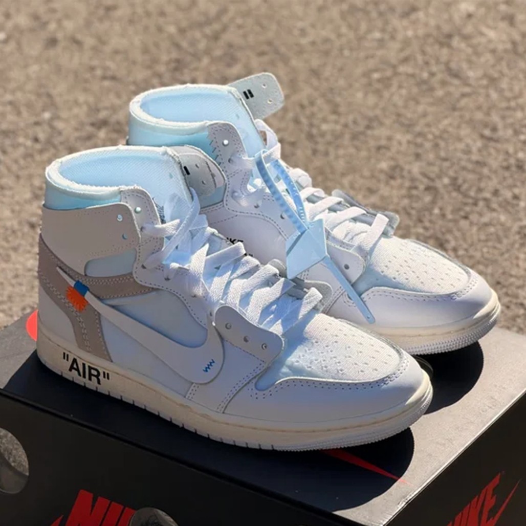 Virgil Abloh Archive Air Jordan 1 High OG-Alaska Men’s Sneaker AA3834-100