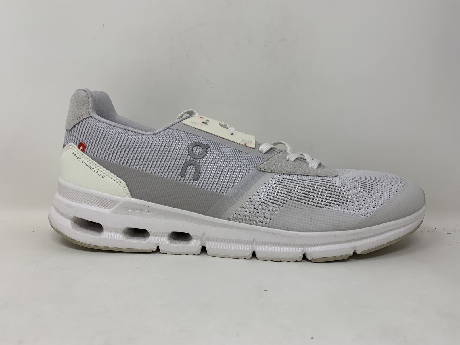 Men’s On Cloudrift, White/Frost, 11 D Medium US