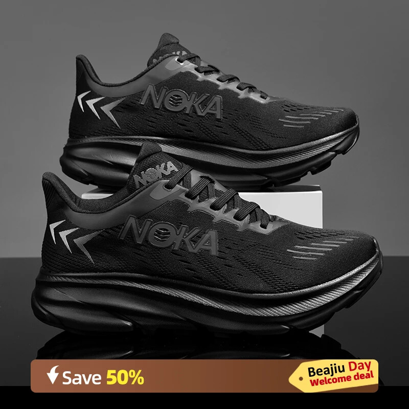 Mens Max Cushioned Walking & Running Shoes Sneakers,Thick Soles,Light Weight & B
