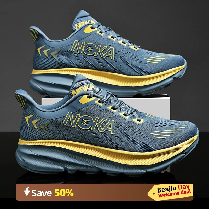 Mens Max Cushioned Walking & Running Shoes Sneakers,Thick Soles,Light Weight & B