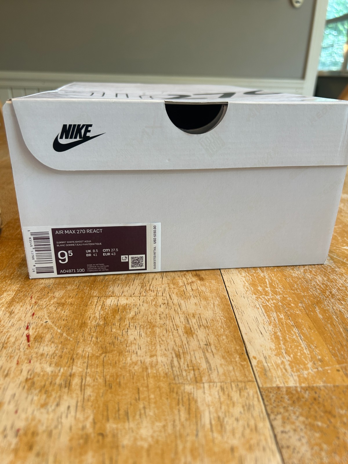 Size 9.5 – Nike Air Max 270 React American Modern Art