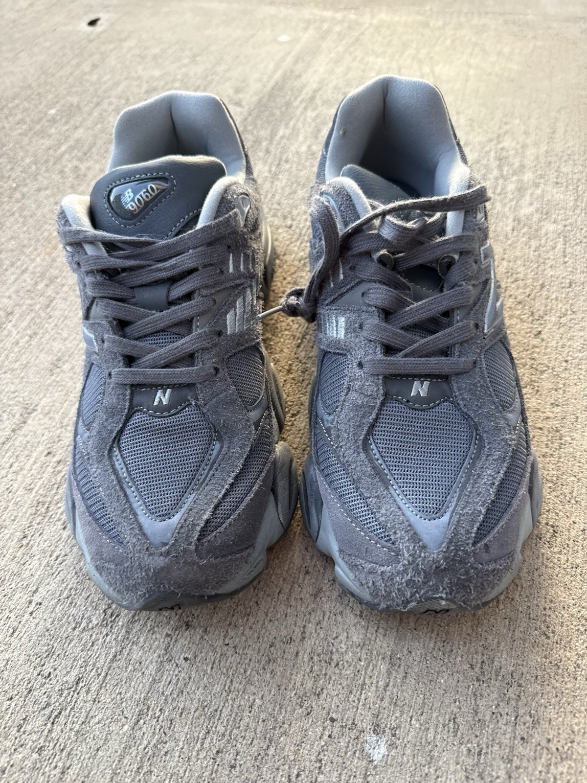 New Balance 9060 in a gray colorway
