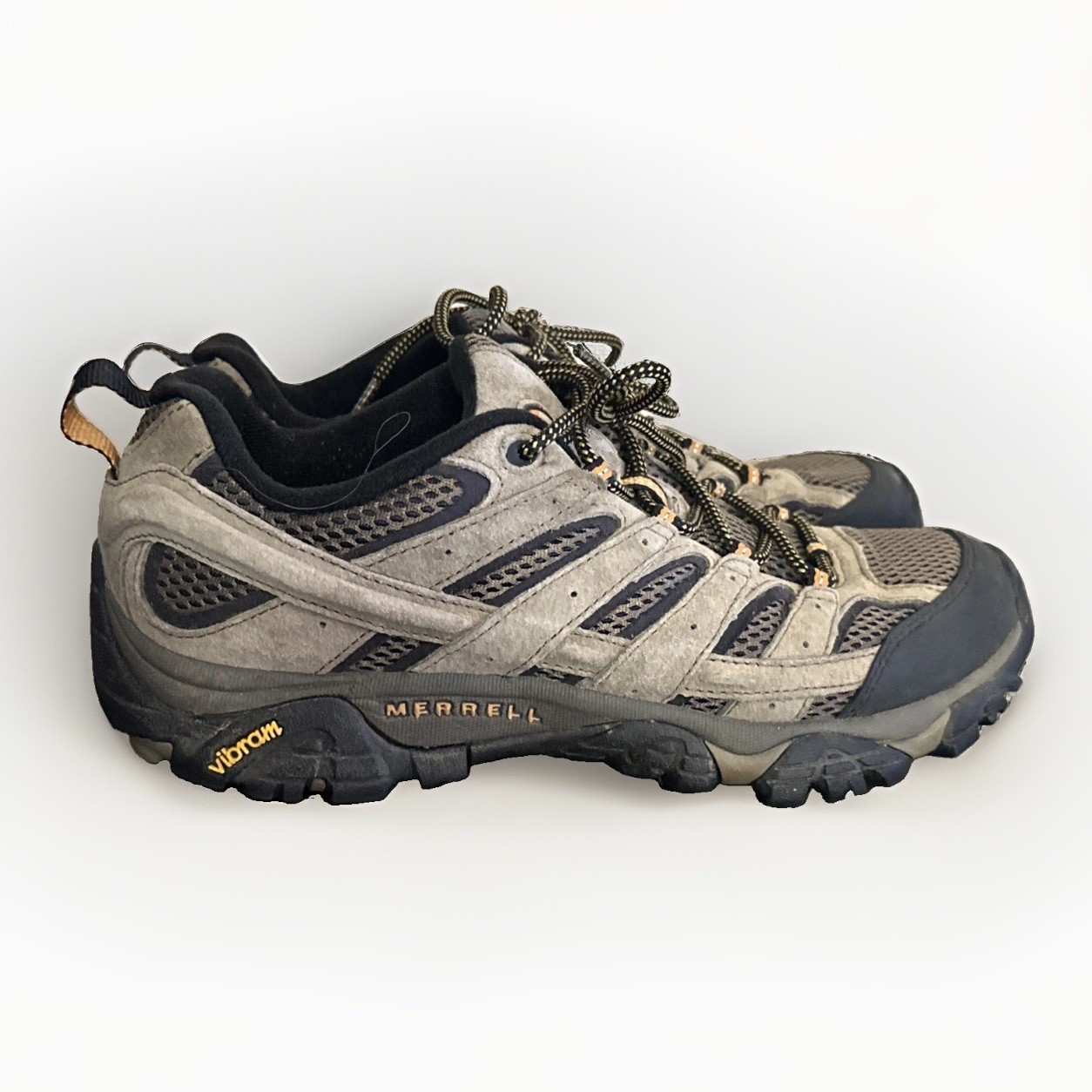 Merrell Moab 2 Vent Men’s 9 Walnut Hiking Shoes Vibram Trail J06011