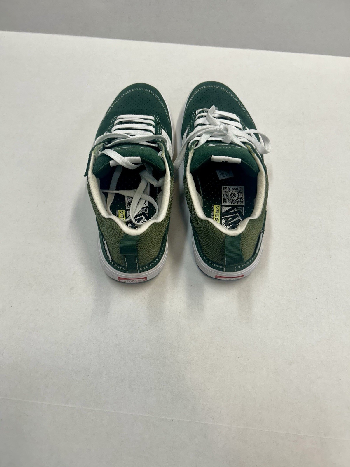 Vans Skateboarding VR3Cush Green Suede Shoes Men’s 7.5 Bio-Based EVA Sneakers