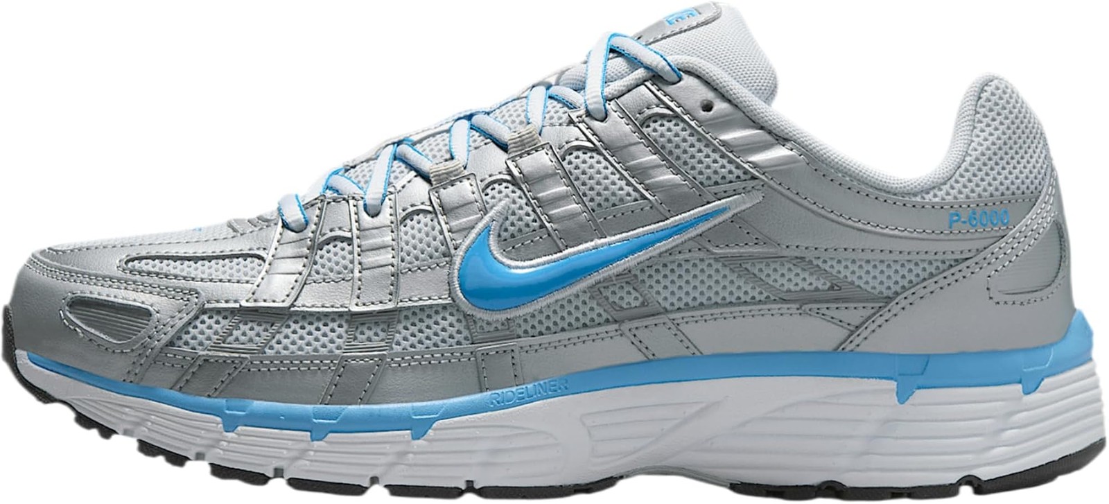 Nike Men’s P-6000Sneaker – Mtlc Platinum University Blue – 11.5