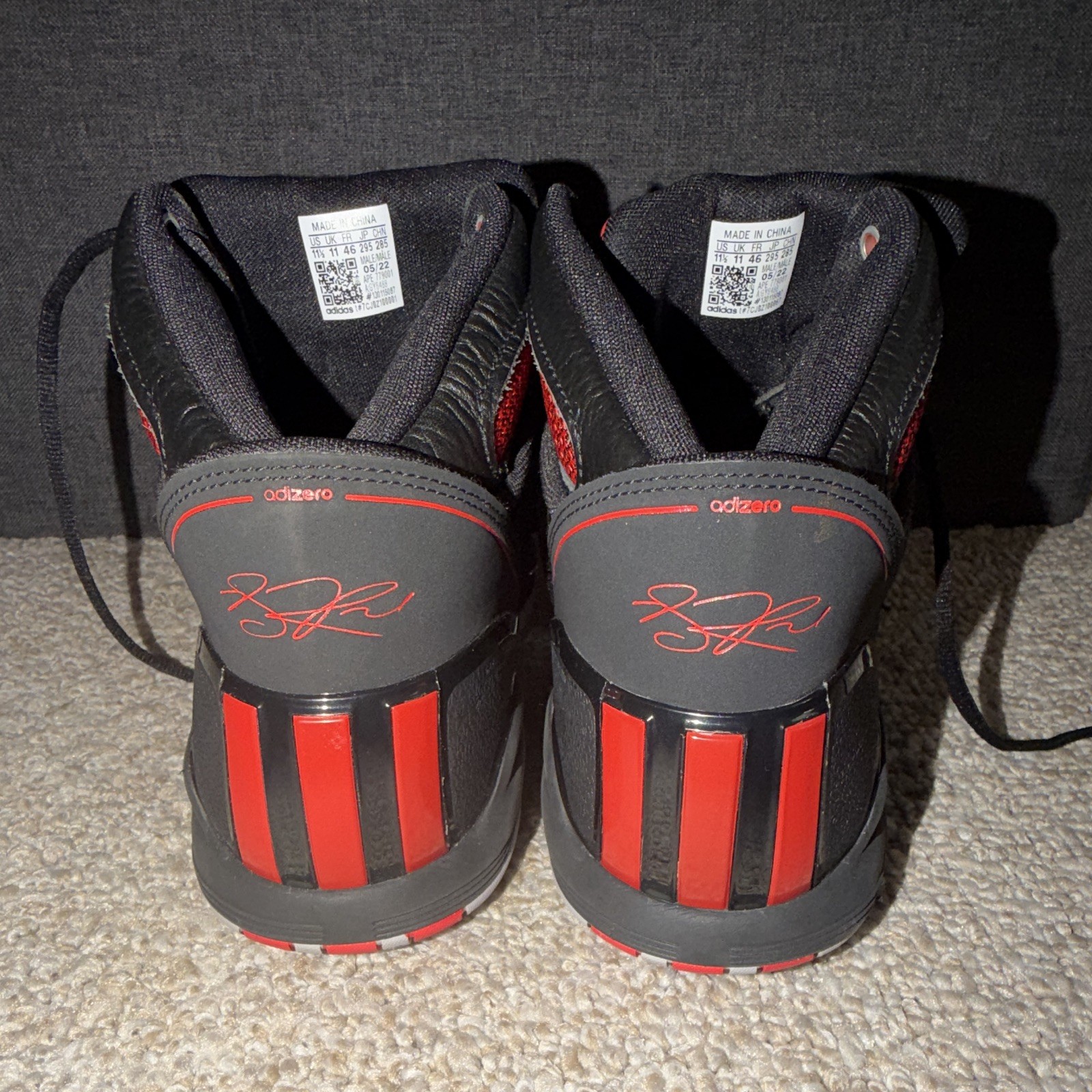 adidas Adizero Rose 1.5 Restomod men’s 11.5 flawless worn once