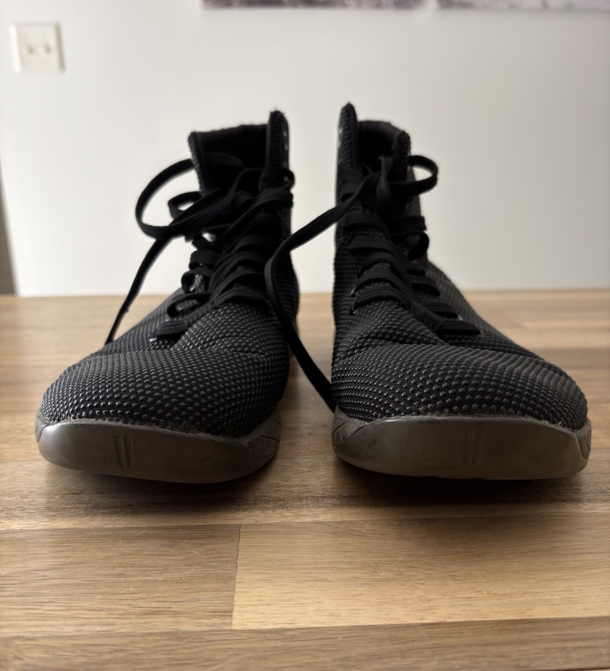 Nobull Super Fabric Trainer High Top Black Sneakers Shoes Sz Mens 8.5 Womens 10